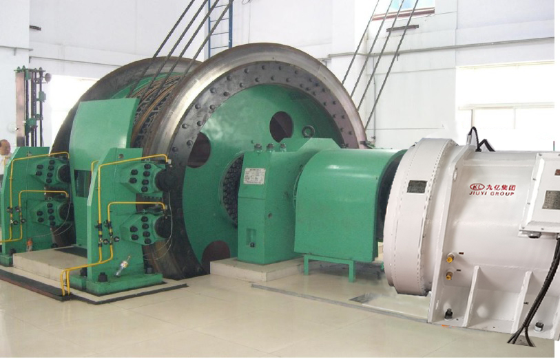 永磁減速同步電機(jī)直驅(qū)多繩摩擦式提升機(jī) 永磁減速同步電機(jī)直驅(qū)多繩摩擦式提升機(jī)